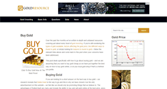 Desktop Screenshot of goldresource.net