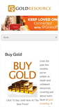 Mobile Screenshot of goldresource.net